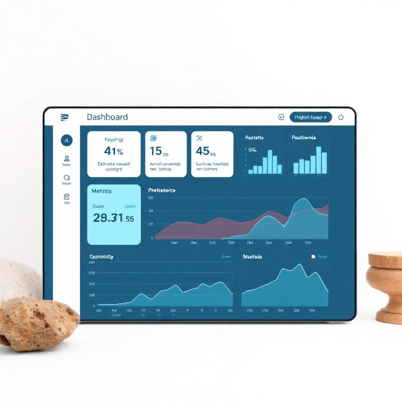 Prikaz Freshrecipeq dashboarda s metrikama u stvarnom vremenu